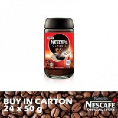 [PRE ORDER ONLY ETA 12-14 Working Days] NESCAFE CLASSIC Jar 24 x 50g