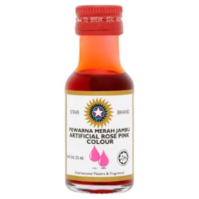 STAR BRAND Food Coloring- Rose Pink 25ml (144 Units Per Carton)