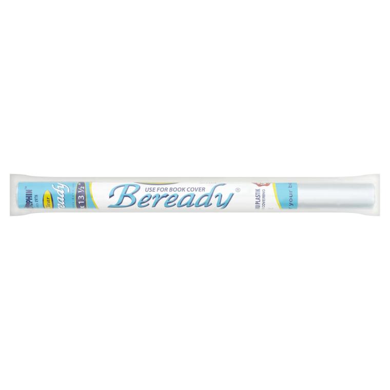 Dolphin  Beready Clear Plastic Book Covering CS110064 5m x 13 1 2" (PROMO) (5 Units Per Outer)