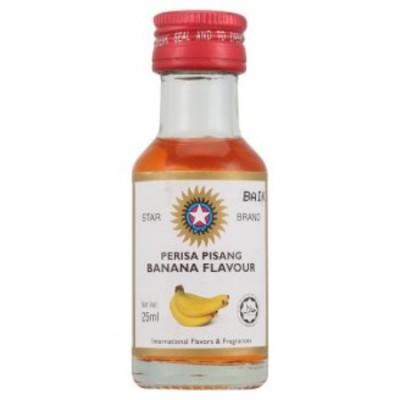 STAR BRAND Food Flavouring - Banana 25ml (12 Units Per Carton)