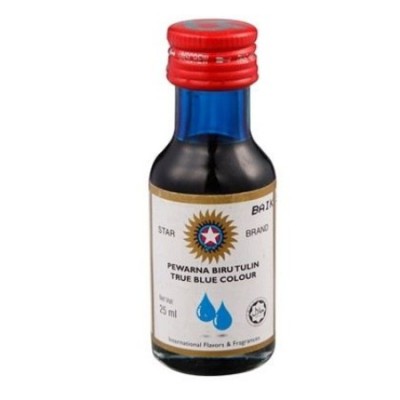 STAR BRAND Food Coloring- True Blue 25ml (12 Units Per Carton)