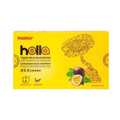 TIGERUS HOLLA Tiger Milk Mushroom with Passionfruit & Inulin