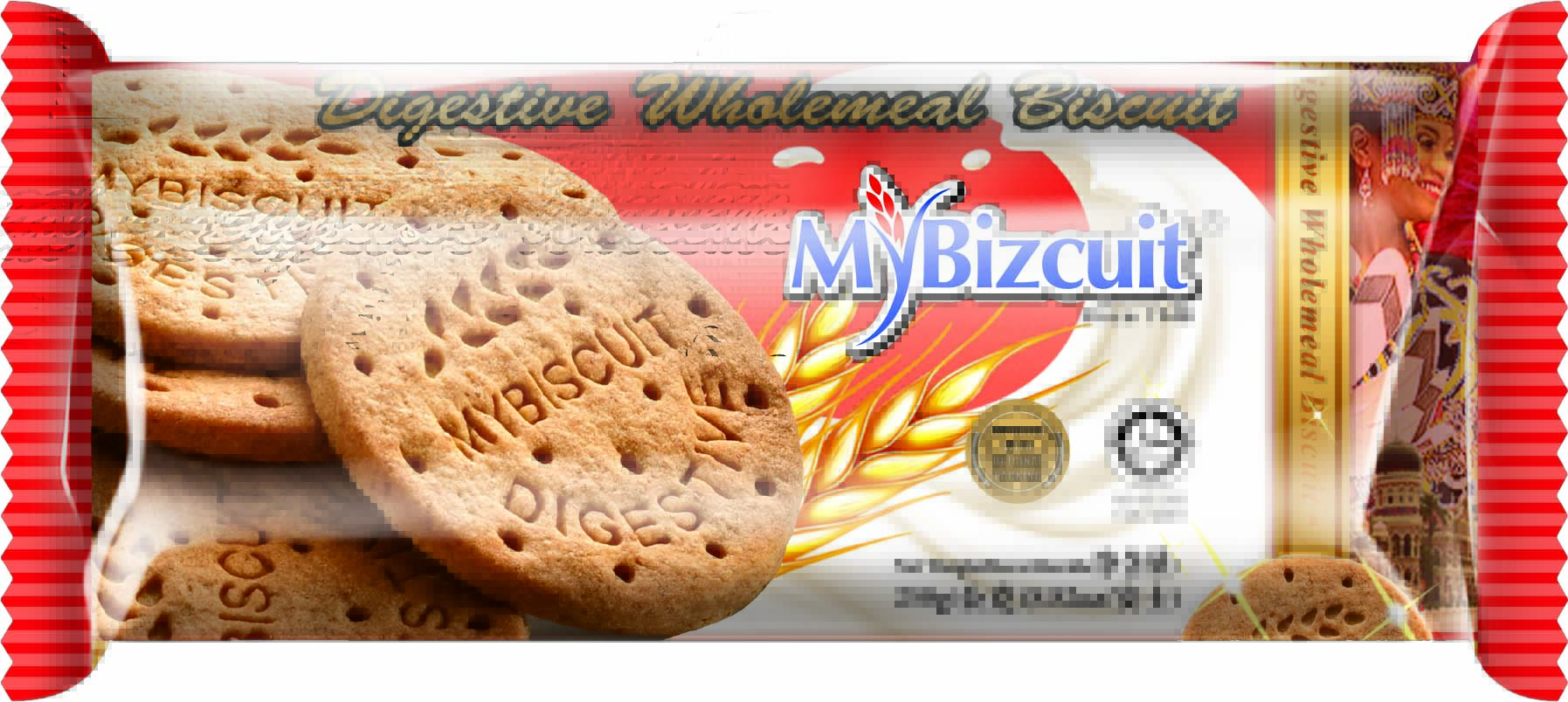 WD 01 - Digestives Wholemeal Biscuit (250 g Per Unit)