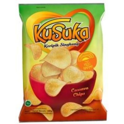 Kusuka Keripik Singkong Keju Bakat 180g x 10 units