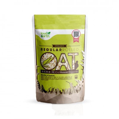 Organic Regular Rolled Oat 400g (12 Units Per Carton)