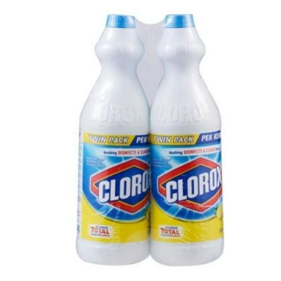 [PRE ORDER ONLY ETA 12-14 Working Days] CLOROX LIQUID BLEACH LEMON TWIN PK 6 2X1 L