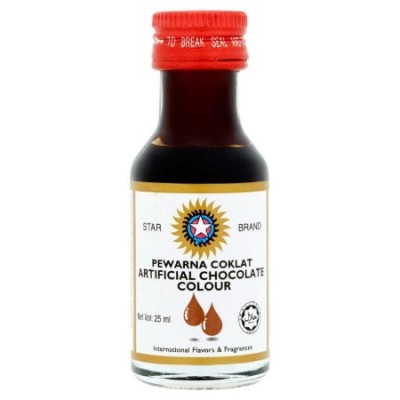 STAR BRAND Food Coloring- Chocolate 25ml (12 Units Per Carton)