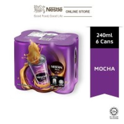 [PRE ORDER ONLY ETA 12-14 Working Days] NESCAFE Mocha Can 4 x 6 x 240ml