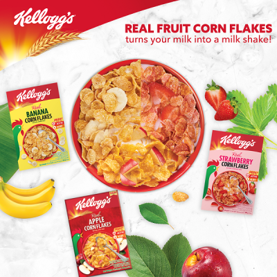 Kelloggs Banana Corn Flakes 2 x 300 g