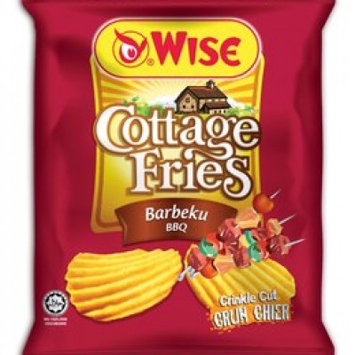 WISE Cottage FriesBBQ 160gm Pack (24 perCarton) (24 Units Per Carton)