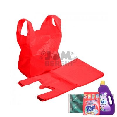 Plastic Bag 26x33 (Red)  (50 Pieces Per Unit)