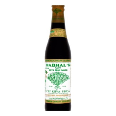 Cap Kipas Udang Habhals SALTY SOYA BEAN SAUCE - Kicap MASIN 345ml