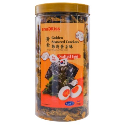 150g Snackiss Golden Seaweed Crackers (Salted Egg)