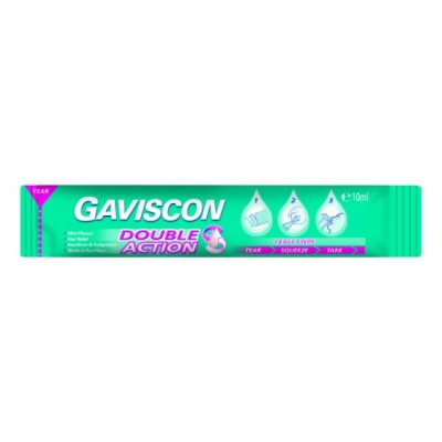 [PRE ORDER ONLY ETA 12-14 Working Days] GAVISCON DOUBLE ACTION LIQUID SACHET 10ML