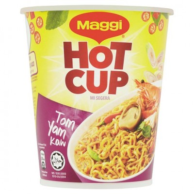 MAGGI HOT CUP TOM YAM - 9 (6 x 61g) 9 X 6 X 79G