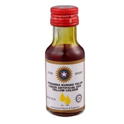 STAR BRAND Food Coloring- Egg Yellow 25ml (144 Units Per Carton)