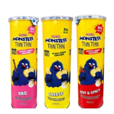 MAMEE MONSTER CAN Thin Thin Potato Hot & Spicy 100 g