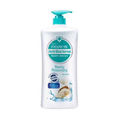 Follow Me Anti Bacterial Body Wash RICE MILK 1000 ml