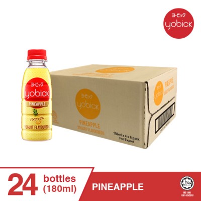Yobick Yogurt Drink 180ml - Pineapple (1 x 24 x 180ml)