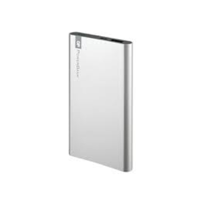 GP Portable Powerbank - Fast Track 5000 MAH-Silver GPFP05MSE-2B1 (20 Units Per Carton)