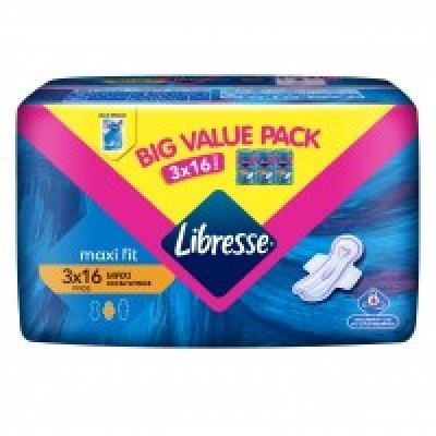 [PRE ORDER ONLY ETA 12-14 Working Days] Libresse MaxiW24cm(3x16s)x8